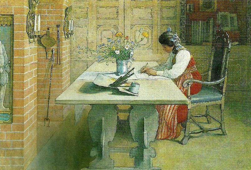 Carl Larsson hilda France oil painting art